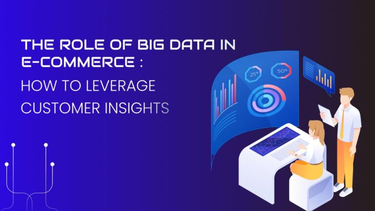 The Role of Big Data in E-Commerce: How to Leverage Customer Insights