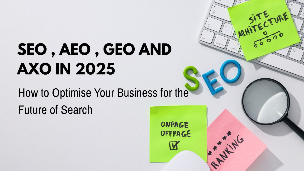 SEO, AEO, GEO & AXO in 2025