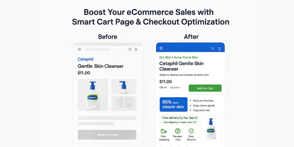Boost Your eCommerce Sales with Smart Cart Page & Checkout Optimisation