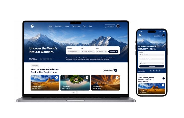 Travel website design company