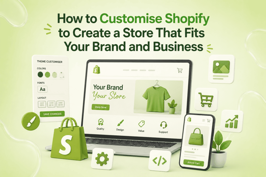 How to Customise Shopify to Create a Store That Fits Your Brand and Business