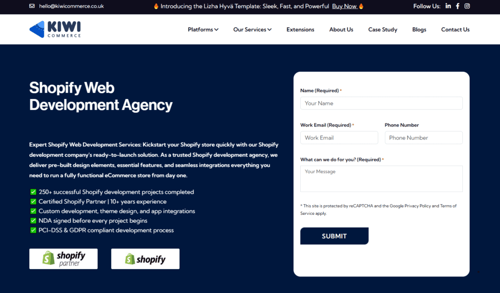 Best Shopify Development Companies in UK