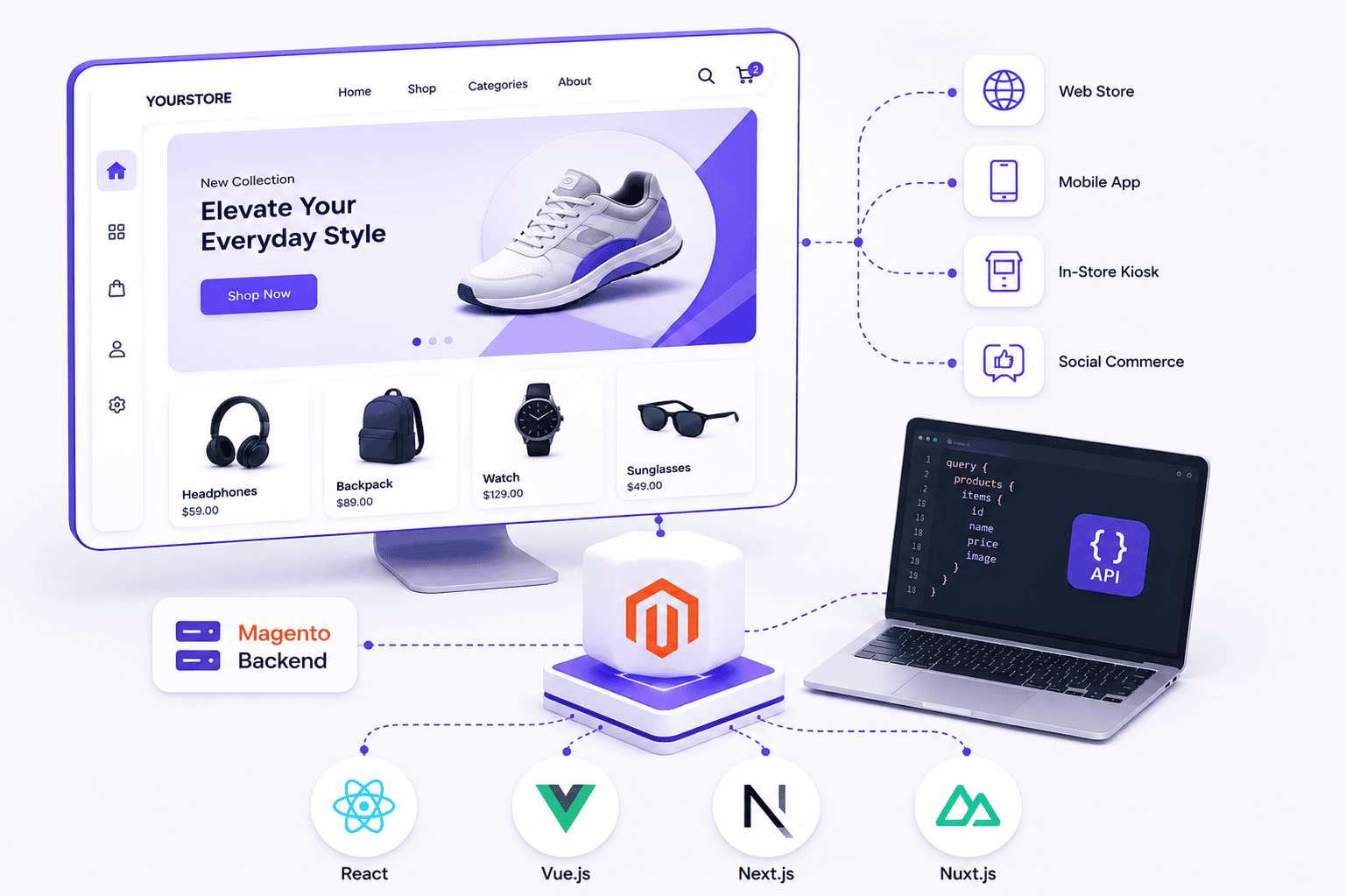 Custom Headless Storefront Development