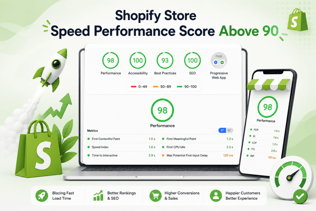 Shopify store speed optimisation